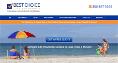Desktop Screenshot of bestchoicelifeinsurance.com